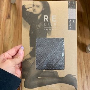 Black fish net stockings